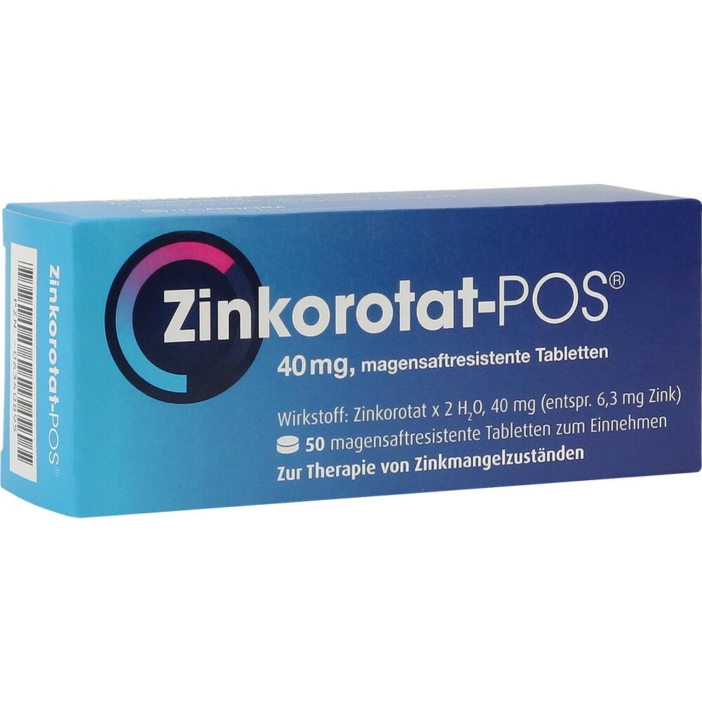 Zinkorotat-POS 50 St Tabletten magensaftresistent