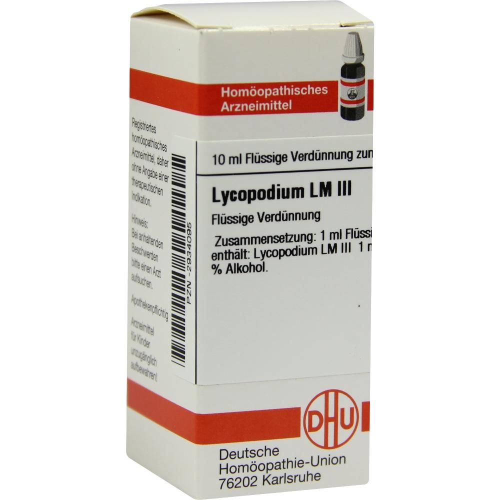 LM LYCOPODIUM III Dilution 10 ml Dilution