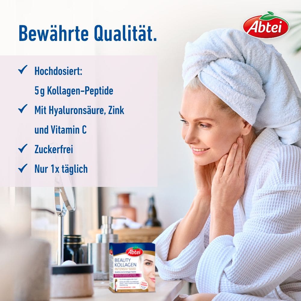 Abtei Beauty Kollagen Intensiv 5000 10X25 ml Trinkampullen