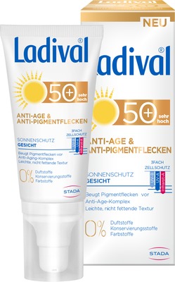 Ladival ANTI-AGE & ANTI-PIGMENTFLECKEN LSF 50+ GESICHT 50 ml Creme