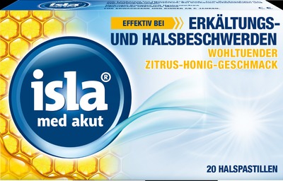 isla med akut Zitrus-Honig 20 St Pastillen