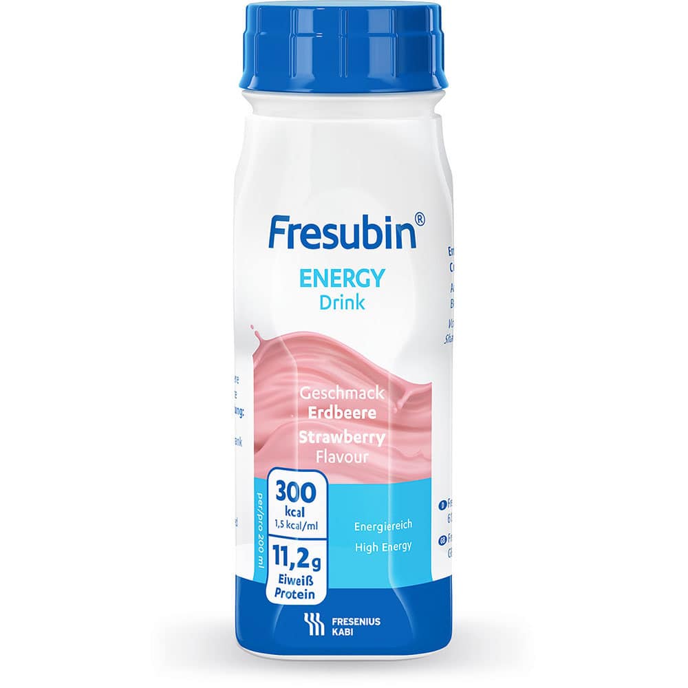 Fresubin Energy Trinknahrung Erdbeere 6X4X200 ml Lösung