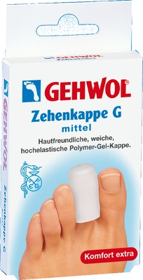 GEHWOL Polymer Gel Zehenkappe G mittel 2 St