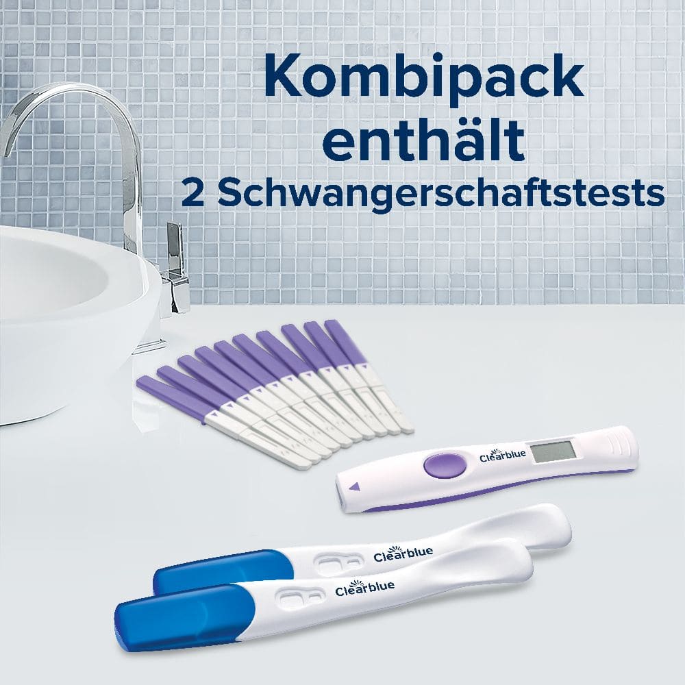 Clearblue Ovulation u. Schwangerschaftstest 12 St Kombipackung
