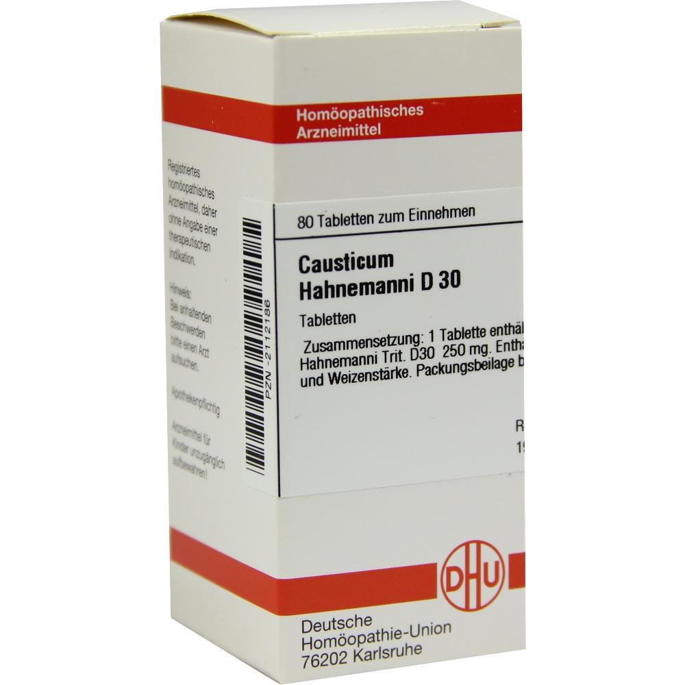 CAUSTICUM HAHNEMANNI D 30 Tabletten 80 St Tabletten