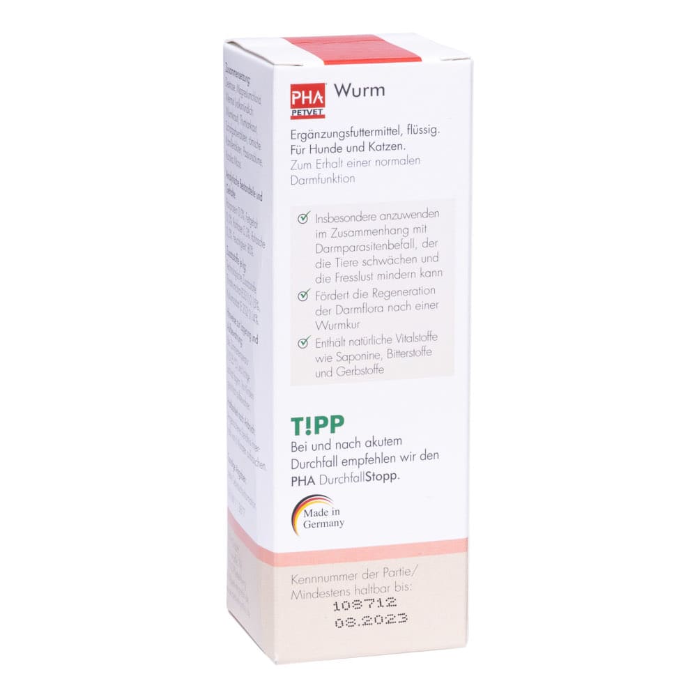PHA Wurm für Hunde und Katzen 50 ml Tropfen