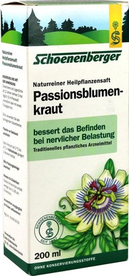 Schoenenberger Naturreiner Heilpflanzensaft Passionsblumenkraut 200 ml Saft