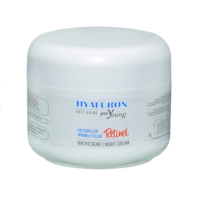 proYoung HYALURON ANTI AGING FALTENFILLER Retinol Nachtcreme 50 ml Nachtcreme