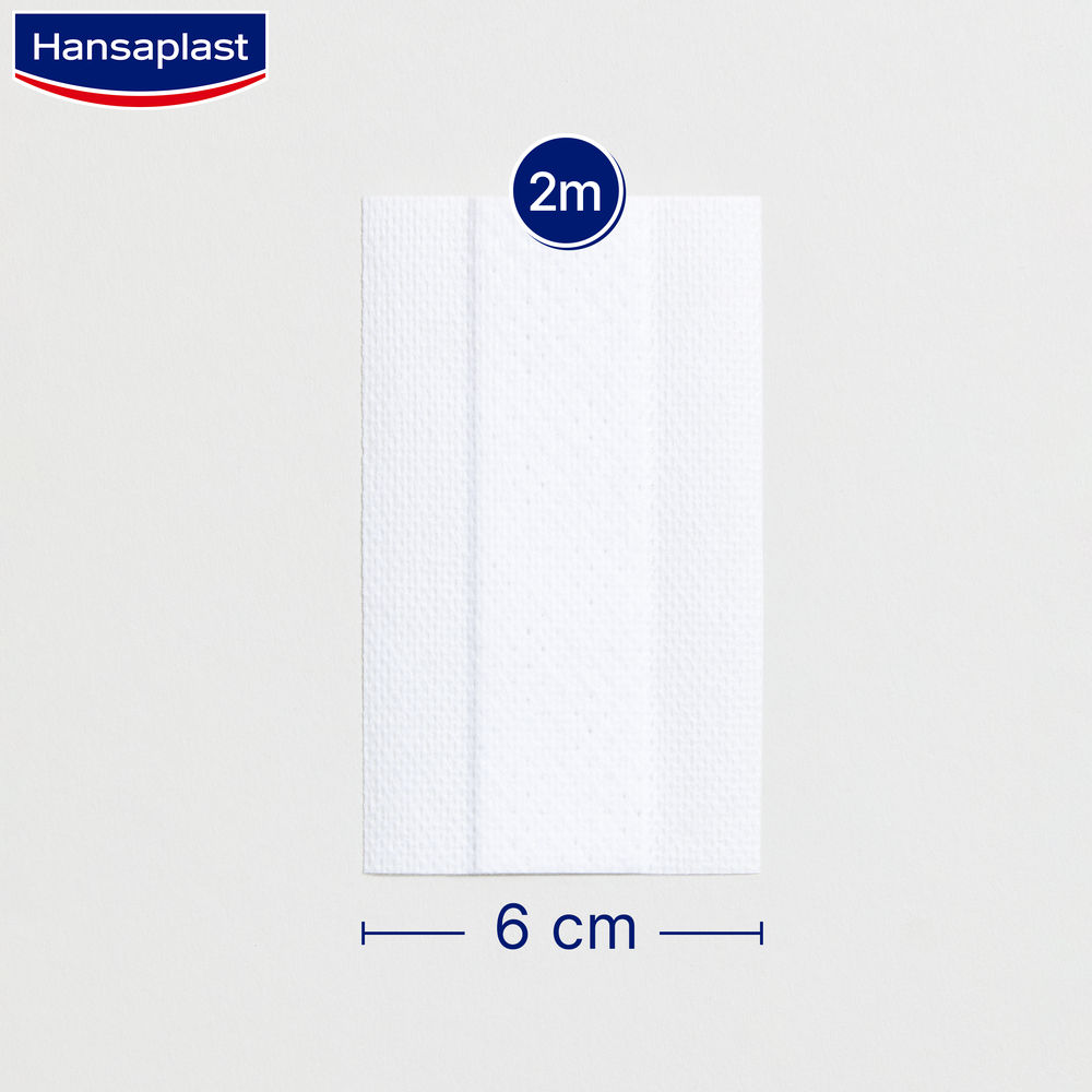 Hansaplast SENSITIVE 2m x 6cm 1 St Pflaster