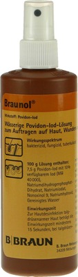 BRAUNOL Schleimhautantiseptikum 250 ml Lösung