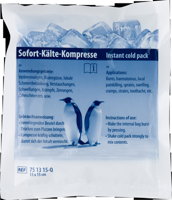 SOFORT KÄLTE Kompresse Quick 13x15 cm 1 St Kompressen