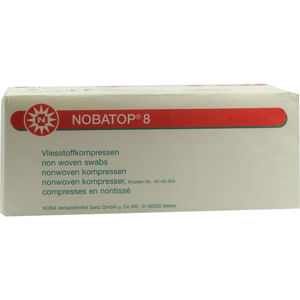NOBATOP 8 Kompressen 7,5x7,5 cm unsteril 200 St Kompressen