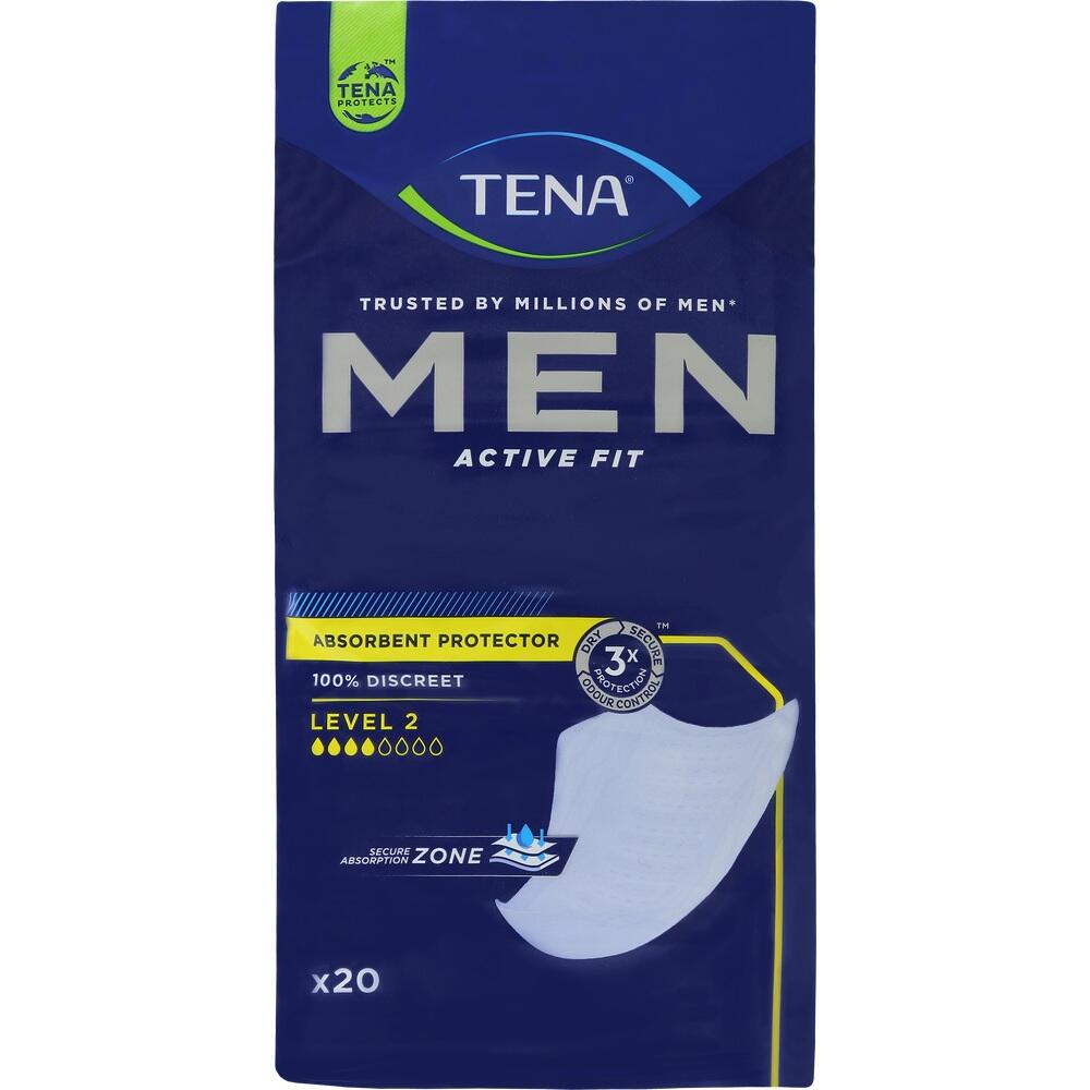 TENA MEN ACTIVE FIT LEVEL 2 Inkontinenzeinlagen 20 St