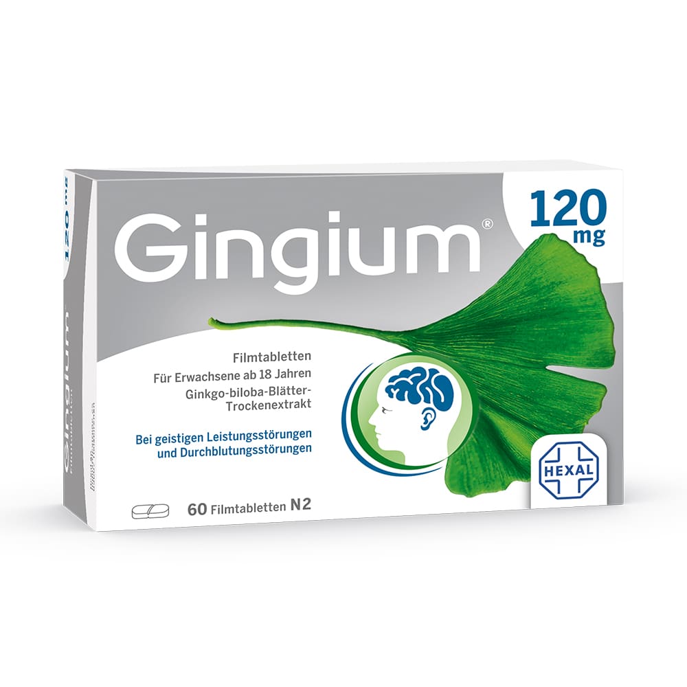 Gingium 120 mg  60 St Filmtabletten