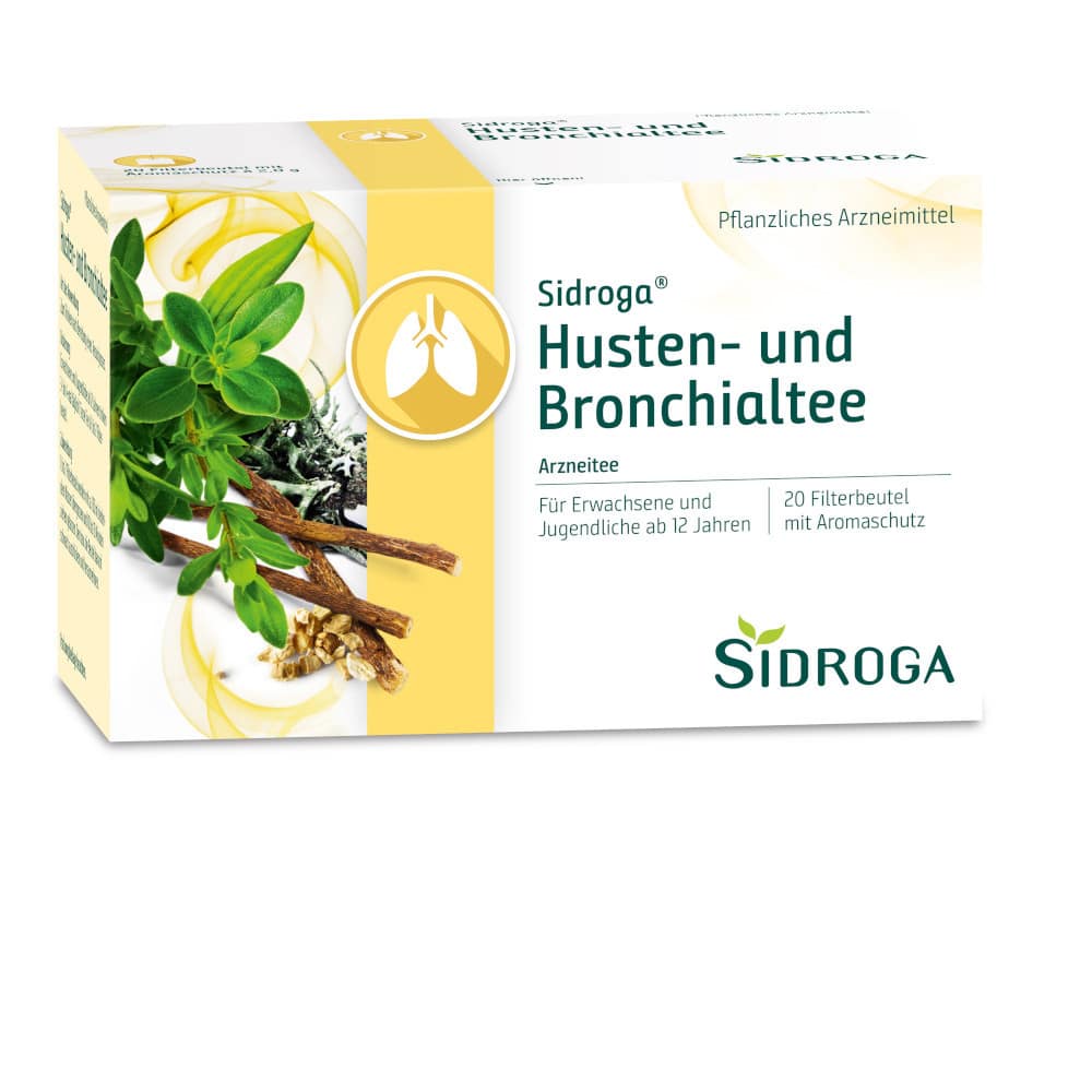 Sidroga Husten- und Bronchialtee Filterbeutel 20X2.0 g Tee