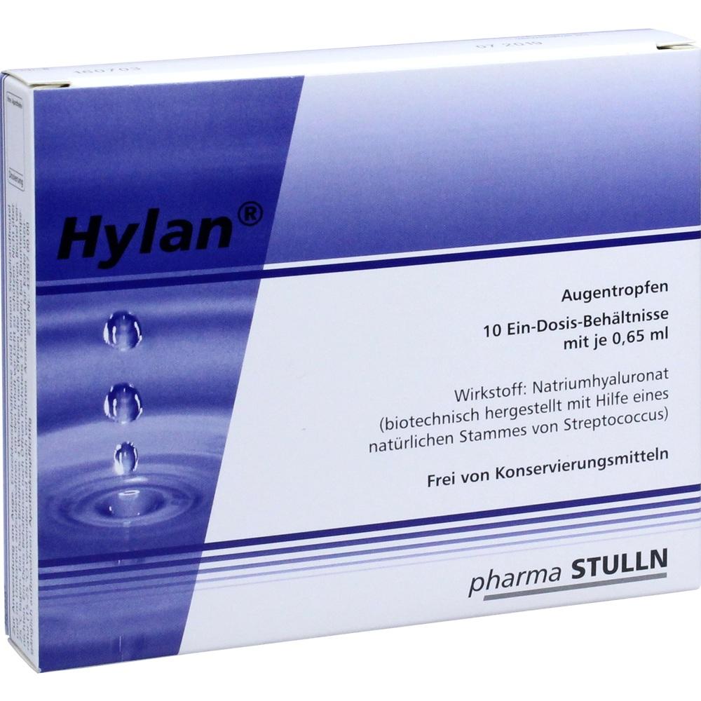Hylan 0,015% Augentropfen 10 St Augentropfen