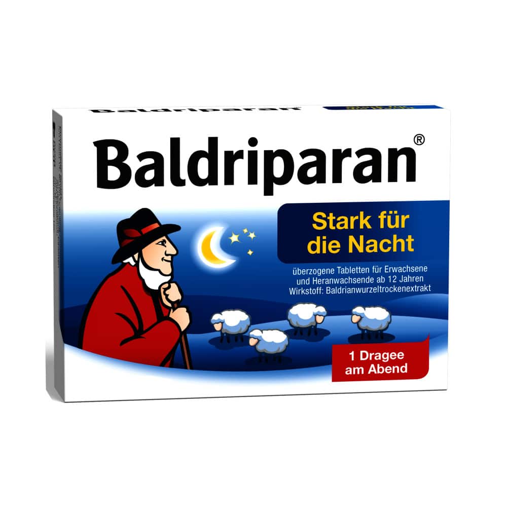 Baldriparan Stark für die Nacht 60 St Überzogene Tabletten