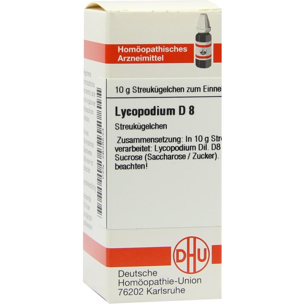 LYCOPODIUM D 8 Globuli 10 g Globuli