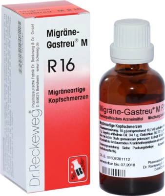 MIGRÄNE GASTREU M R 16 Tropfen zum Einnehmen 50 ml Mischung