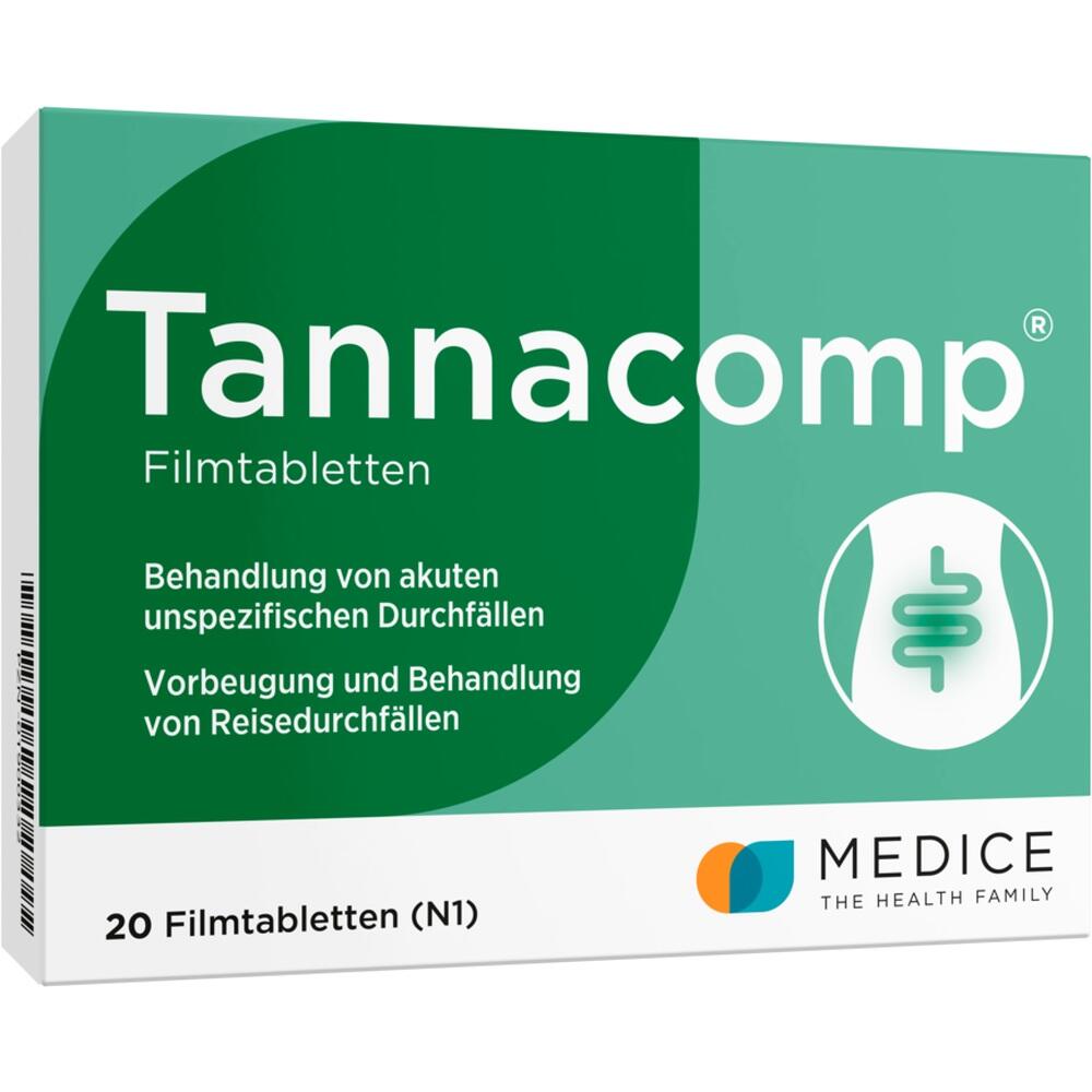 Tannacomp bei akutem Durchfall 20 St Filmtabletten