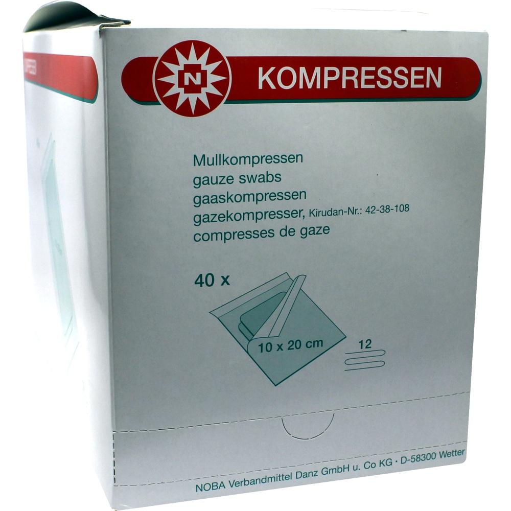 MULLKOMPRESSEN 10x20 cm steril 12fach 40X2 St Kompressen