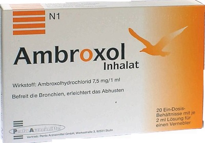Ambroxol Inhalat 15ml/2ml 20X2 ml Lösung für einen Vernebler