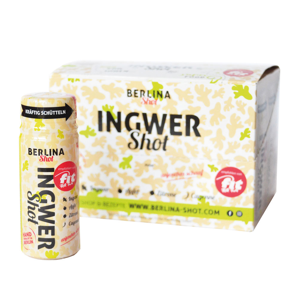 BERLINA INGWER Shot 12X60 ml Trinkampullen