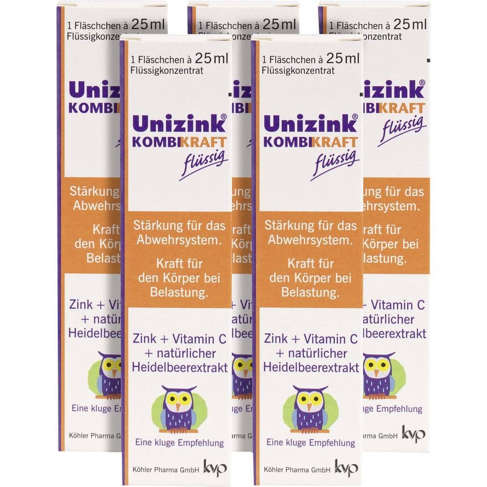 Unizink KOMBIKRAFT 5X25 ml Flaschen
