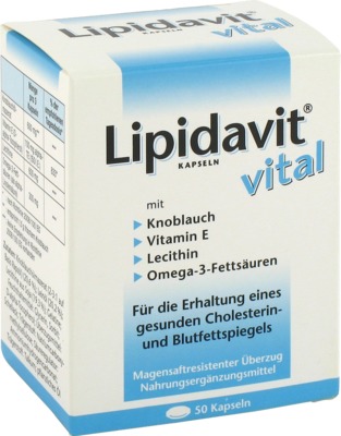 LIPIDAVIT Vital Kapseln 50 St Kapseln