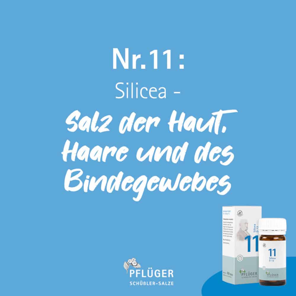 Schüßler-Salz Nr. 11 Silicea D4 75 g Creme