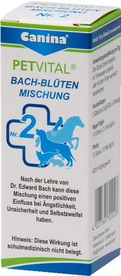 Canina PETVITAL BACH-BLÜTEN MISCHUNG Nr. 2 Globuli vet. 10 g Globuli
