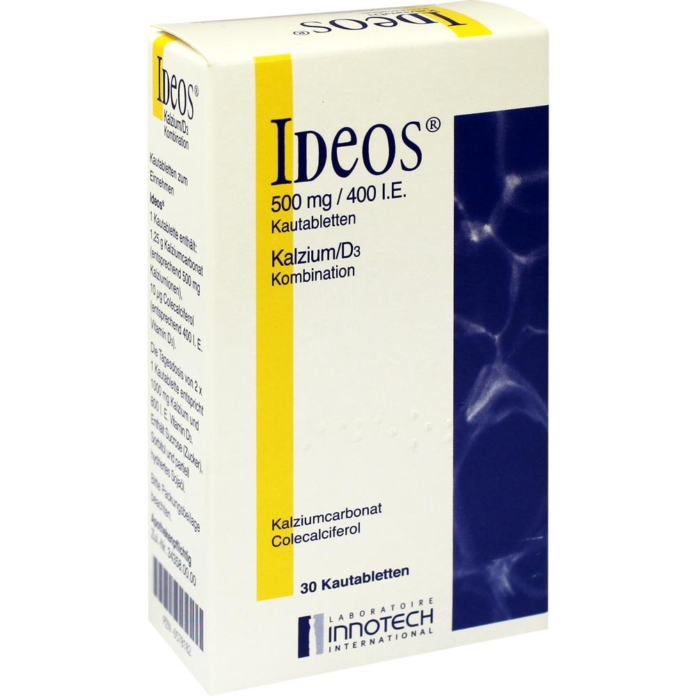 IDEOS 500mg/400 I.E. 30 St Kautabletten