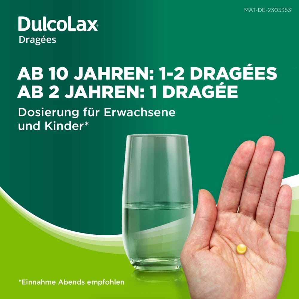 DulcoLax DRAGÉES - Abführmittel bei Verstopfung 20 St Tabletten magensaftresistent