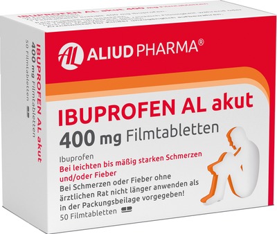 Ibuprofen AL akut 400 mg Filmtabletten bei akuten Schmerzen