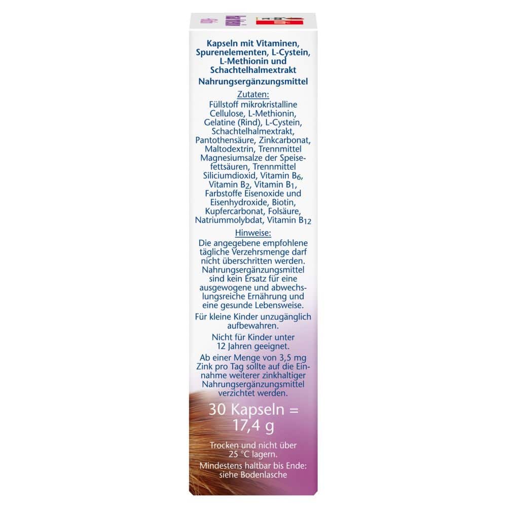Doppelherz aktiv Haar Intensiv + Biotin 30 St Kapseln