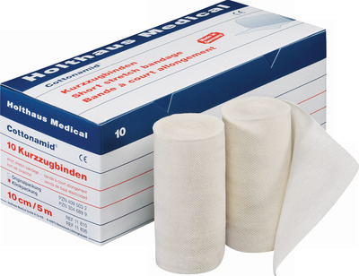 COTTONAMID elastische Kurzzugbinde 8 cmx5 m 1 St Binden