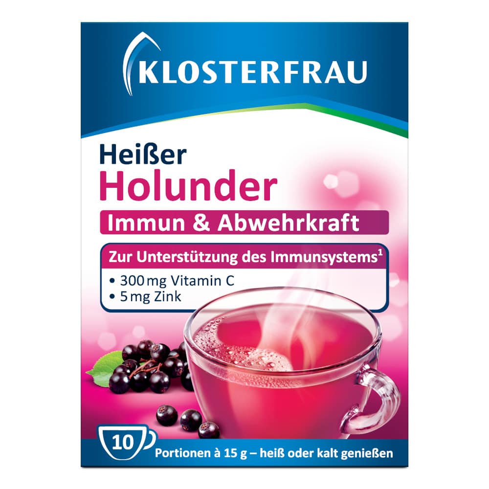 KLOSTERFRAU Broncholind Heißer Holunder Granulat 10X15 g Granulat