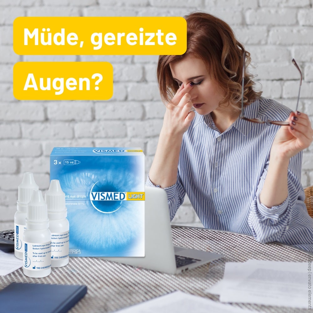 VISMED light Augentropfen 3X15 ml Augentropfen