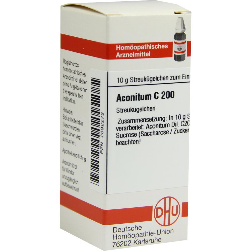 ACONITUM C 200 Globuli 10 g Globuli