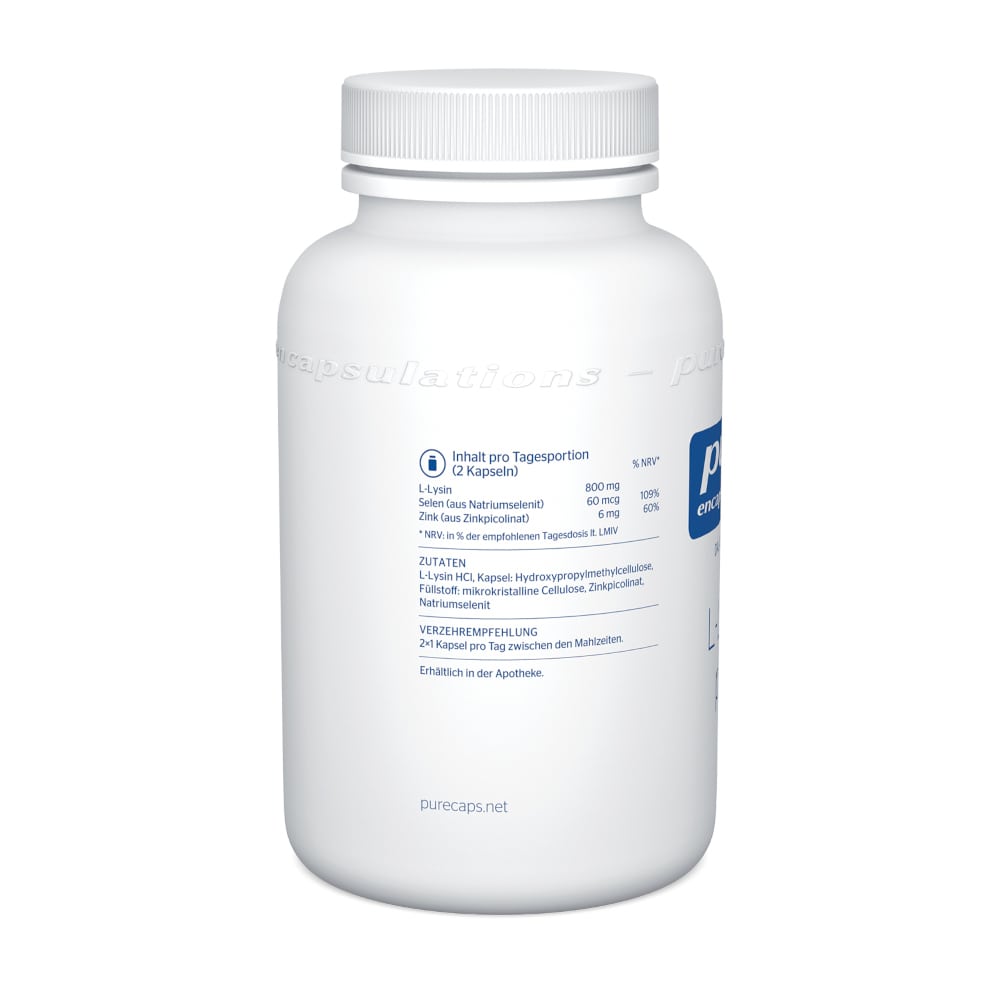 pure encapsulations L-lysin plus  90 St Kapseln