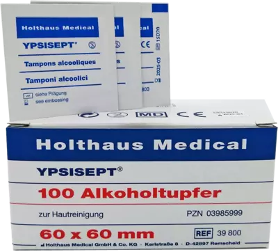 ALKOHOLTUPFER Ypsisept 25x65 mm 100 St Tupfer