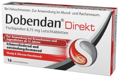 Dobendan Direkt - bei Halsschmerzen 16 St Lutschtabletten