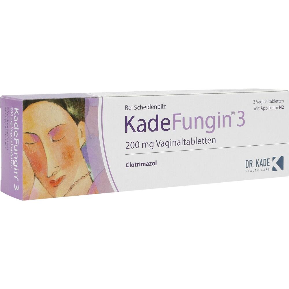 KadeFungin 3 bei Scheidenpilz Vaginaltabletten 3 St Vaginaltabletten