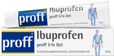 Ibuprofen proff 5% 50 g Gel