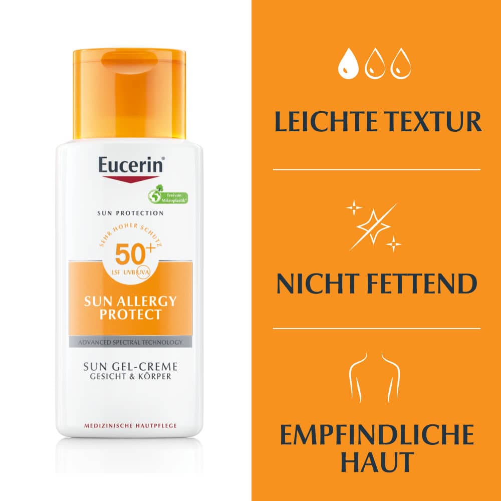Eucerin SUN PROTECT ALLERGY CREME-GEL LSF 50+ 150 ml Gel