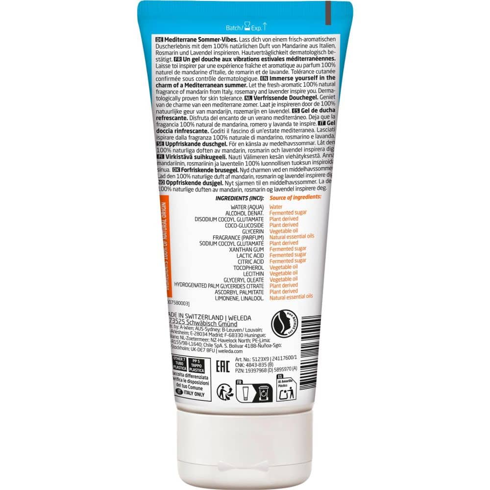 WELEDA Mandarino di Capri Duschgel 200 ml Duschgel