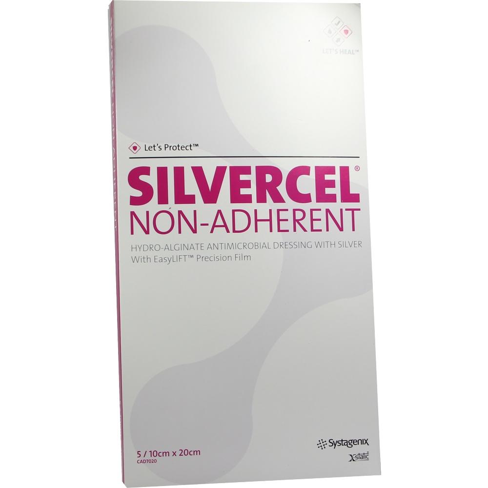 SILVERCEL Non Adherent Kompressen 10x20 cm 5 St Kompressen