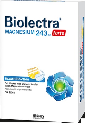 Biolectra MAGNESIUM 243mg  FORTE Zitrone  60 St Brausetabletten