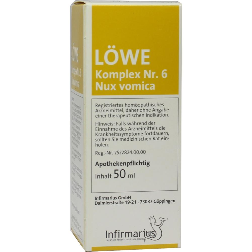 LÖWE KOMPLEX Nr.6 Nux Vomic Tropfen 50 ml Tropfen