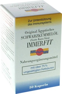 SCHWARZKÜMMELÖL Immerfit Kapseln 50 St Kapseln